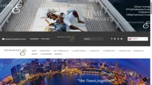 Destinations-E website by Offtorise